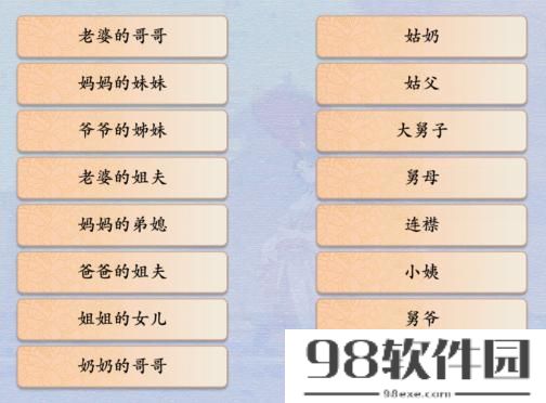 汉字神操作亲戚关系过关方法-汉字神操作亲戚关系图文通关攻略