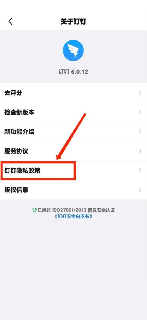 钉钉 隐私