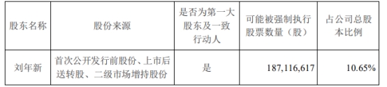 洪涛股份近4个月被强平2232万股