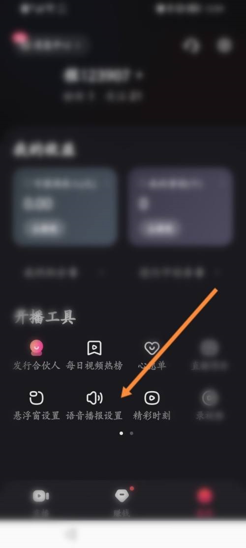 快手直播伴侣语音播报怎么变音