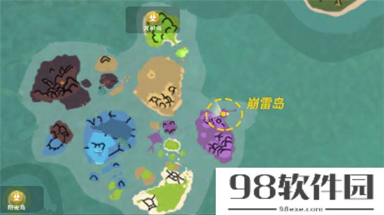 创造与魔法崩雷岛在哪-创造与魔法崩雷岛位置介绍