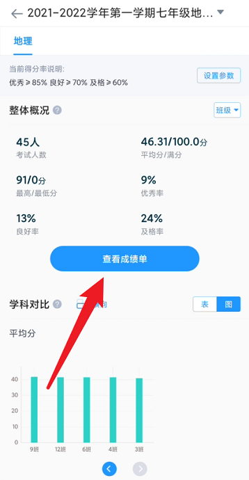 好分数教师版怎么查分数