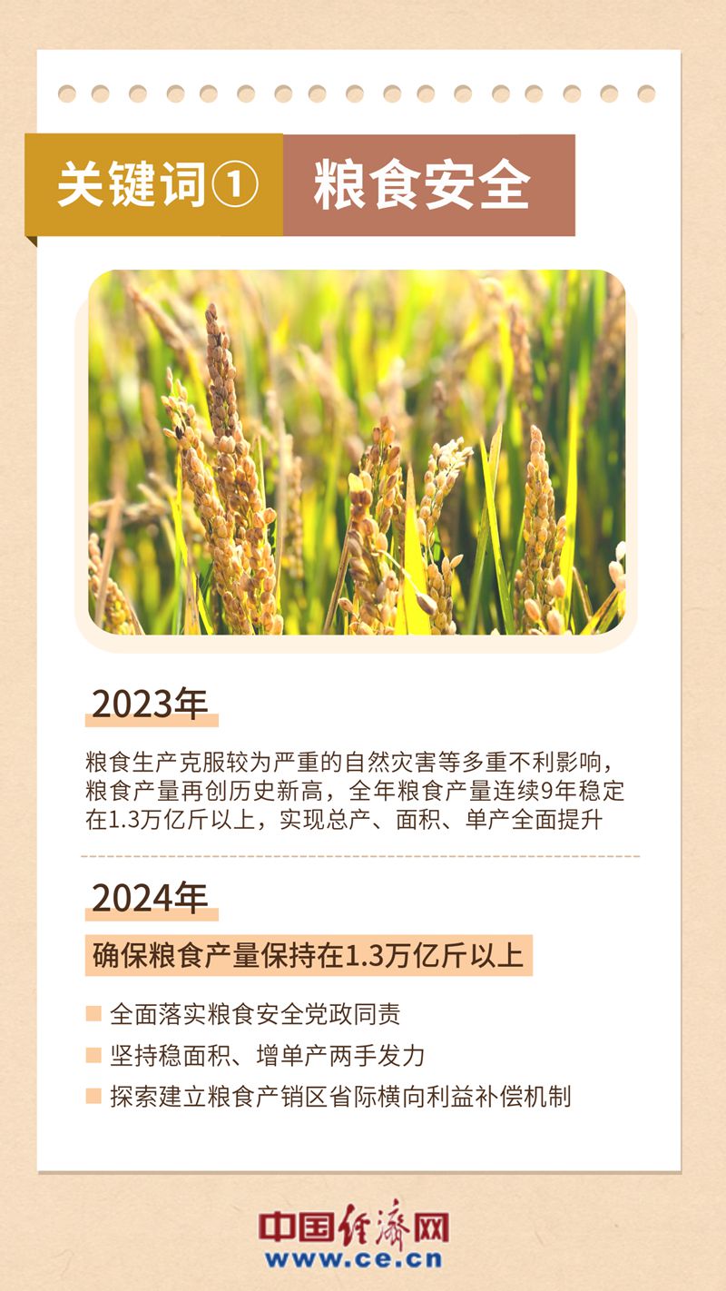 7个关键词，看2024年“三农”发展蓝图