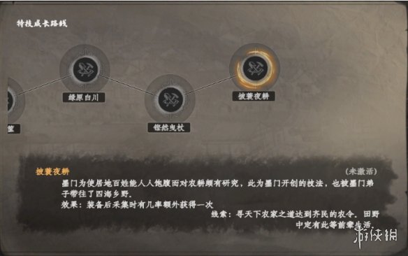 下一站江湖2农令特技介绍